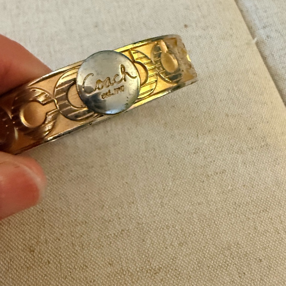 Coach Two-Tone Gold and Silver Bracelet - Picture 3 of 4